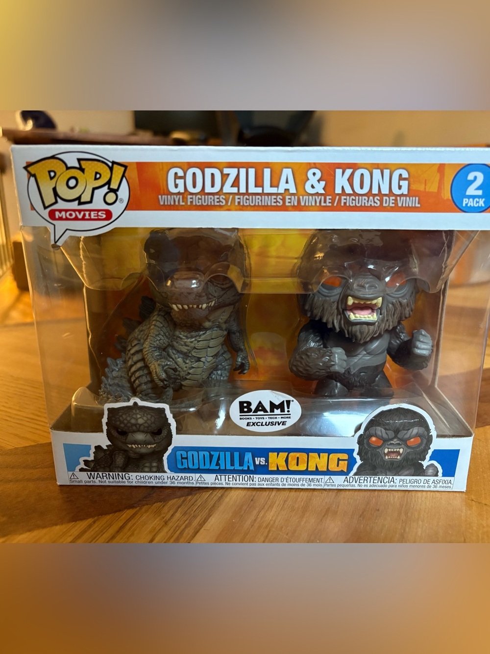 Godzilla & Kong 2 Pack BAM Exclusive